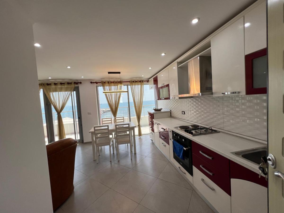 Luxury Sea View Duplex Apartment Durres Exterior photo